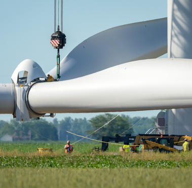 Construction Windmill Power Energy NW Ohio