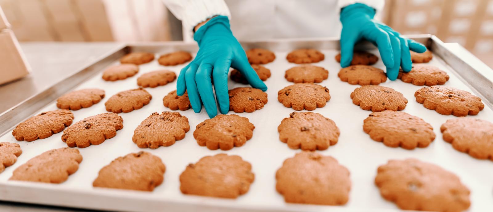 Cookies on sheet pan